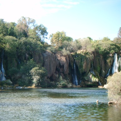Kravica Falls in Bosnia and Herzegovina.